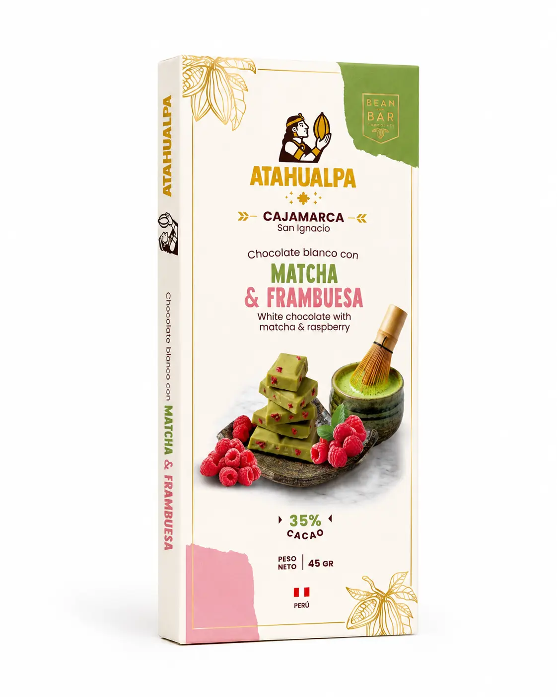 Matcha y frambuesa